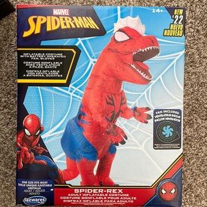 Blowup spider-Rex costume adults